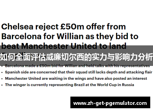 如何全面评估威廉切尔西的实力与影响力分析 如何全面评估威廉切尔西的实力与影响力分析
