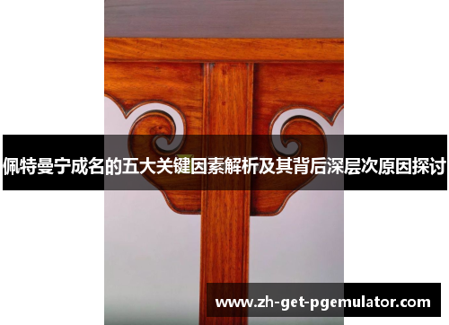 佩特曼宁成名的五大关键因素解析及其背后深层次原因探讨 佩特曼宁成名的五大关键因素解析及其背后深层次原因探讨