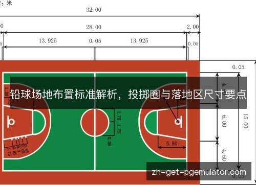 铅球场地布置标准解析，投掷圈与落地区尺寸要点